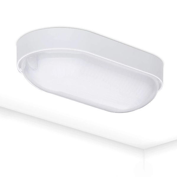 Oktaplex lighting LED Deckenleuchte Kellerleuchte 4000K neutralweiß Ovallam günstig online kaufen