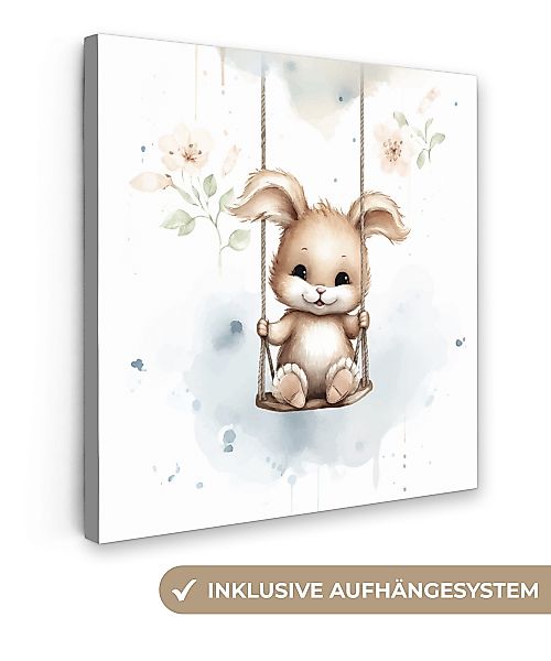 OneMillionCanvasses® Leinwandbild Kaninchen - Babytier - günstig online kaufen