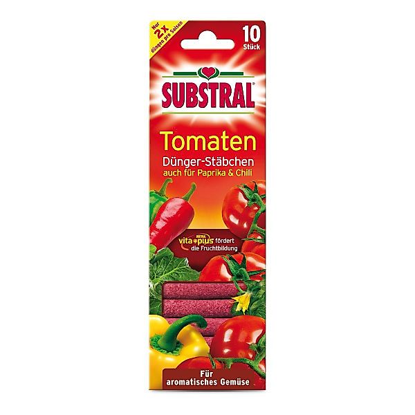 Substral Pflanzendünger Dünger-Stäbchen für Tomaten, 10 günstig online kaufen