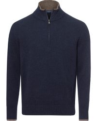 Highmoor Troyer Troyer mit Kragenkontrast günstig online kaufen