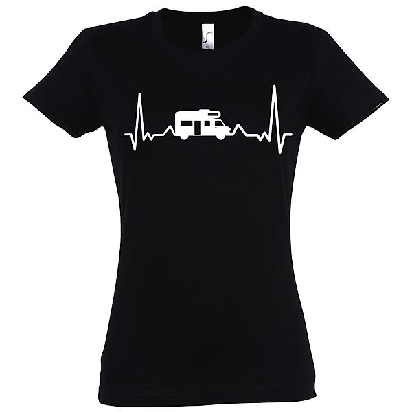 Youth Designz T-Shirt Camping Herzschlag Damen günstig online kaufen