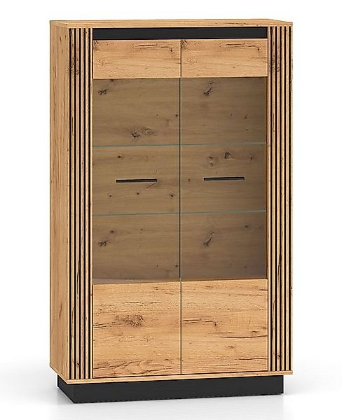 Feldmann-Wohnen Vitrine Urso (mit Türen, mit Einlegeböden, mit Kleiderstang günstig online kaufen