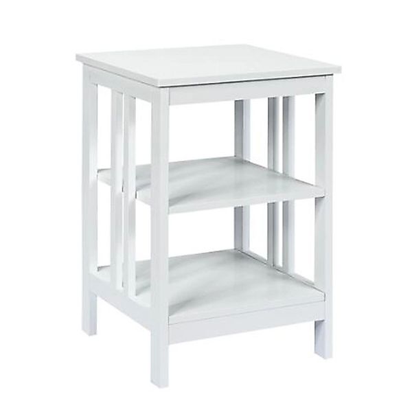 Costway Nachttisch 3 Ebenen Weiß günstig online kaufen