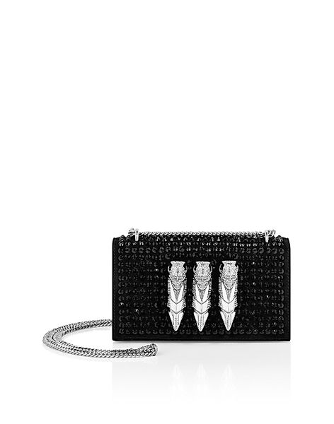 PHILIPP PLEIN Schultertasche "Claw Clutch Mit Schmucksteinen" günstig online kaufen