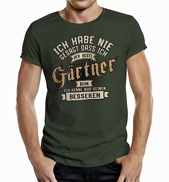 RAHMENLOS® T-Shirt für Gärtner und Gartenfreunde "Kenne keinen besseren Gär günstig online kaufen