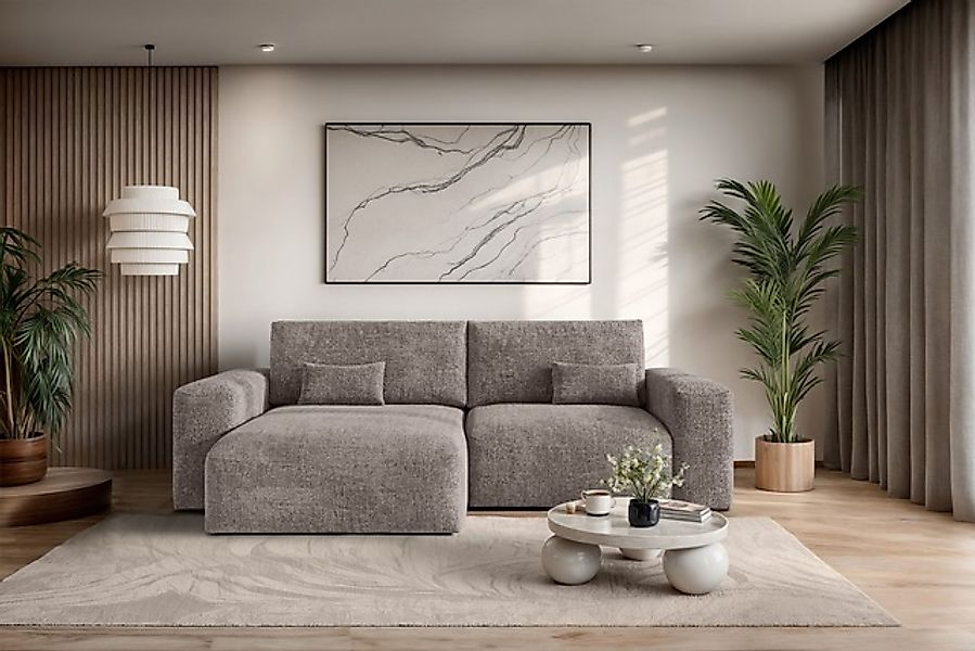 OTTO home Ecksofa »MATTS Schlafsofa mit Bettkasten, Maße B/T/H: 265/159/89 günstig online kaufen