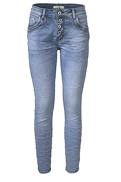 Jewelly Regular-fit-Jeans Stretch Jeans Five-Pocket im günstig online kaufen