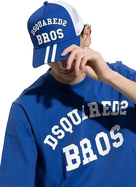 Dsquared2 Baseball Cap Bros Icon Trucker Mesh Basebalkappe Unisex Perfekte günstig online kaufen