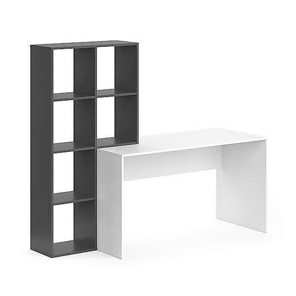 Vicco Schreibtisch Mara, Weiß/Anthrazit, 59 x günstig online kaufen