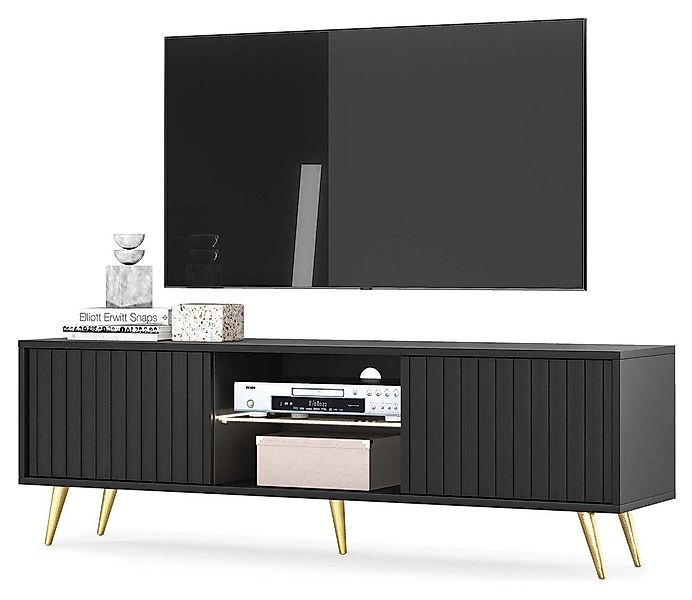 Selsey TV-Schrank BELLO mit goldenen Füßen, günstig online kaufen