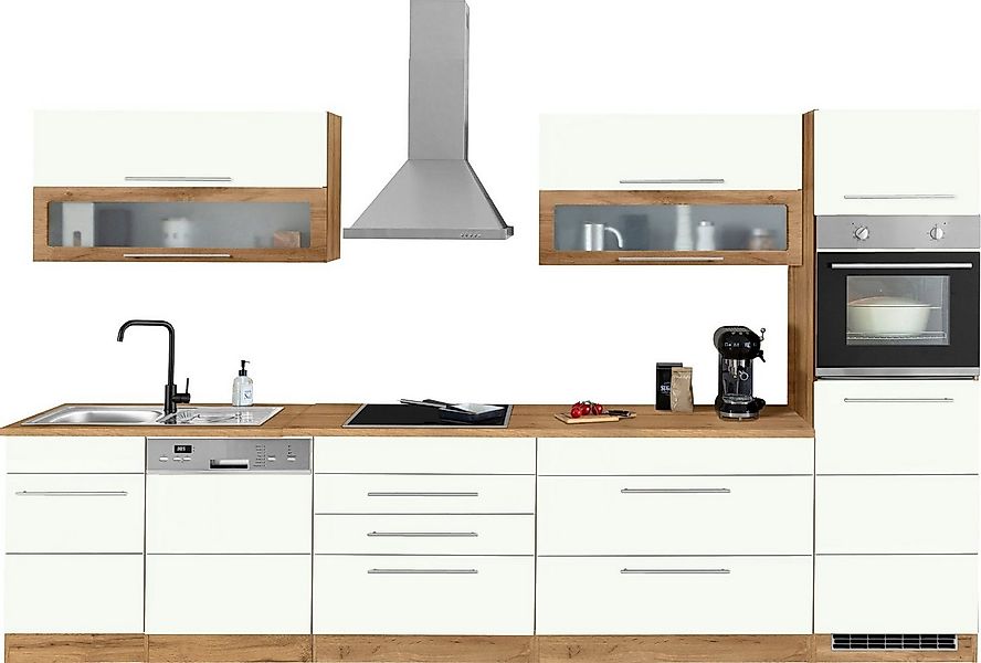 KOCHSTATION Küchenzeile KS-Wien, Breite 350 cm, wahlweise mit E-Geräten und günstig online kaufen