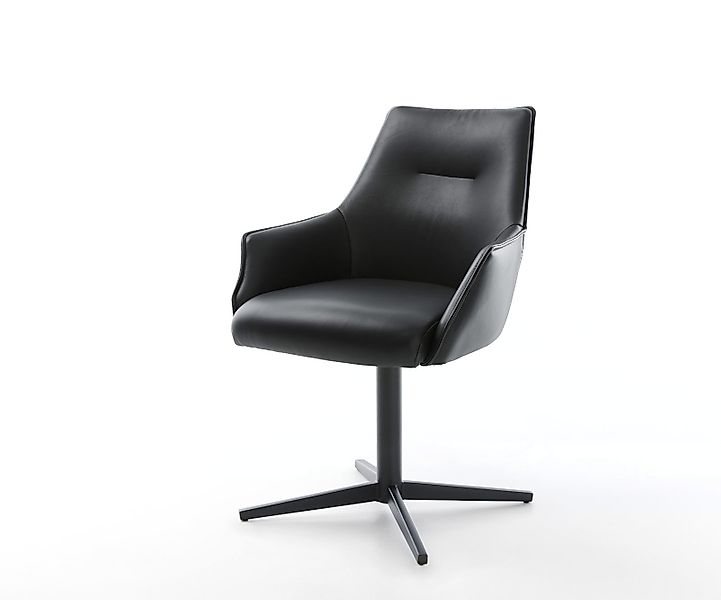 DELIFE Polsterstuhl Alja-Flex, mit Armlehnen Fußkreuz günstig online kaufen