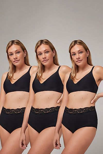 YSABEL MORA Shapingslip, (3er Pack), Baumwollmix, elastisch, leichter Shape günstig online kaufen