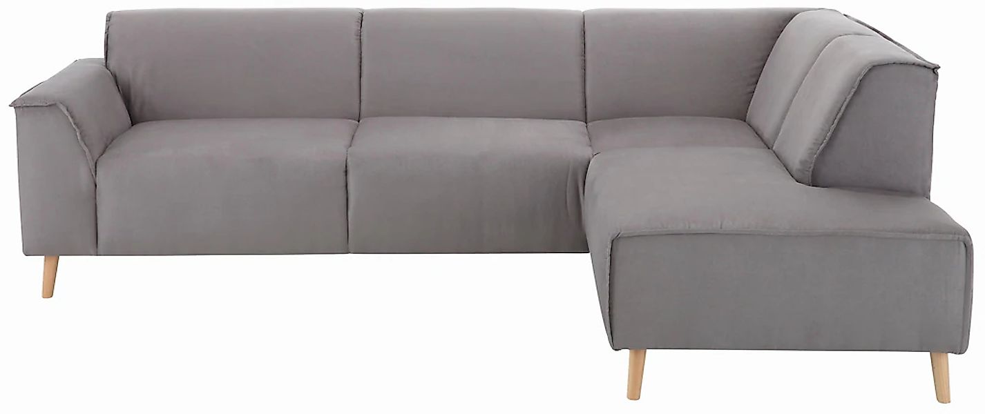 Home affaire Ecksofa "Julia zeitlose und elegante Couch, hoher Sitzkomfort, günstig online kaufen