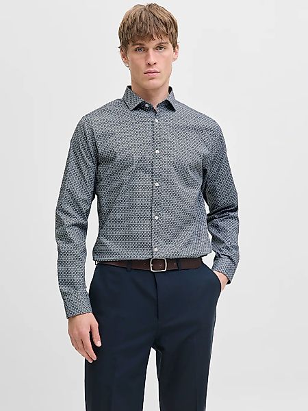 Jack & Jones Langarmhemd "JPRBLABLACKPOOL STRETCH AOP LS SHIRT SN" günstig online kaufen