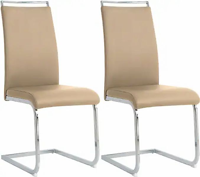 INOSIGN Freischwinger, (Set), 2 St., Kunstleder, mit Wellenunterfederung günstig online kaufen
