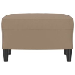 vidaXL Polsterhocker Fußhocker Cappuccino-Braun 60x50x41 cm günstig online kaufen