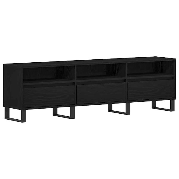 vidaXL TV-Schrank Schwarz Eichen-Optik 150 x 30 x 44,5 cm 862880 günstig online kaufen