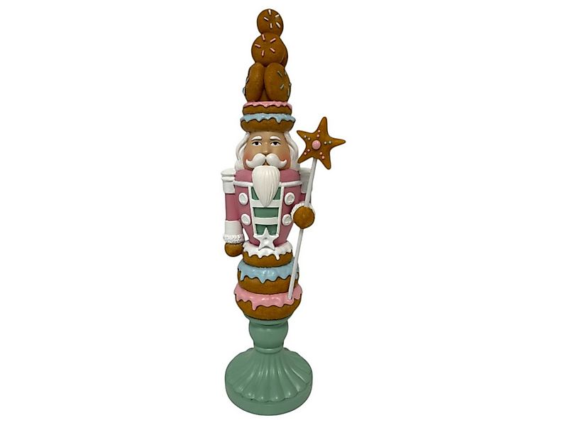 Figurendiscounter Weihnachtsfigur Dekofigur Nußknacker mit Stern 38 x 12 x günstig online kaufen