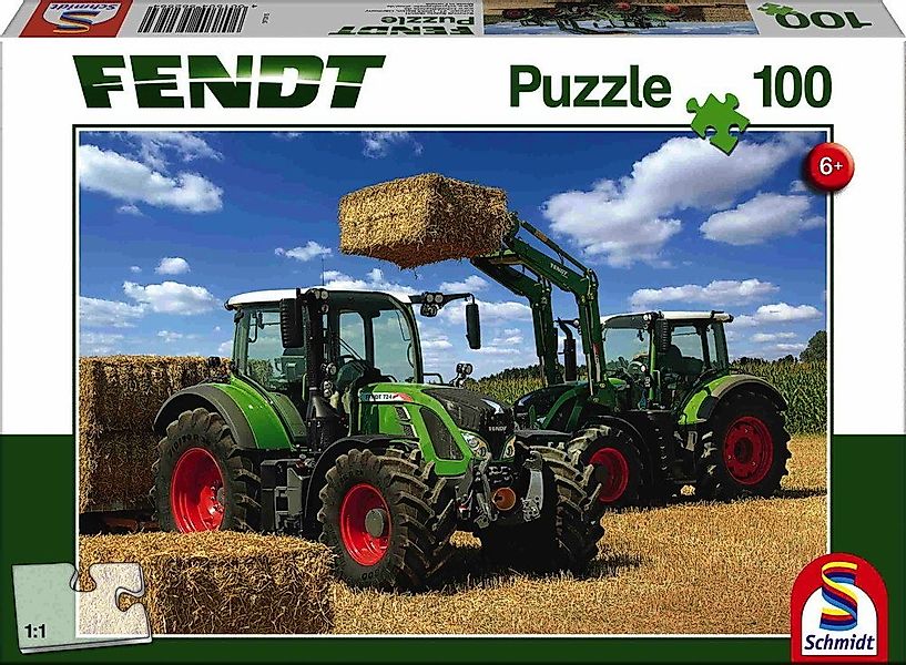 Schmidt Spiele Puzzle Fendt 724 Vario, Fendt 716 Vario Frontlader Cargo 4x8 günstig online kaufen