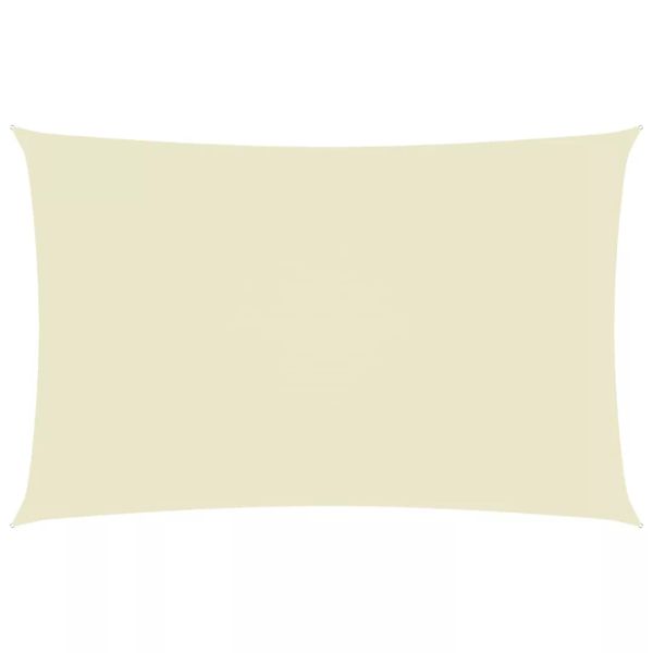 Sonnensegel Oxford-gewebe Rechteckig 5x8 M Creme günstig online kaufen