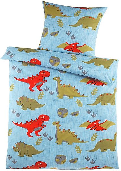 KH-Haushaltshandel Bettwäsche 2-tlg. Biber Motiv Winter Bettwäsche 135 x 20 günstig online kaufen