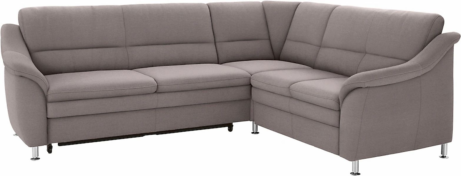 sit&more Ecksofa »Cardoso L-Form« mit Federkern, wahlweise mit Bettfunktion günstig online kaufen