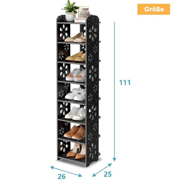 NAIMP Schuhregal Verstellbare Pflaumenblüte Schuhregal für günstig online kaufen