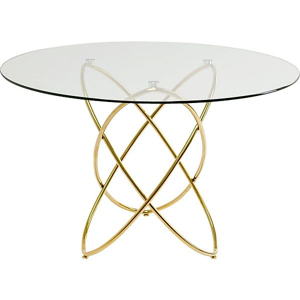 Kare Design Esstisch Molekular, Glas, Ø120cm günstig online kaufen