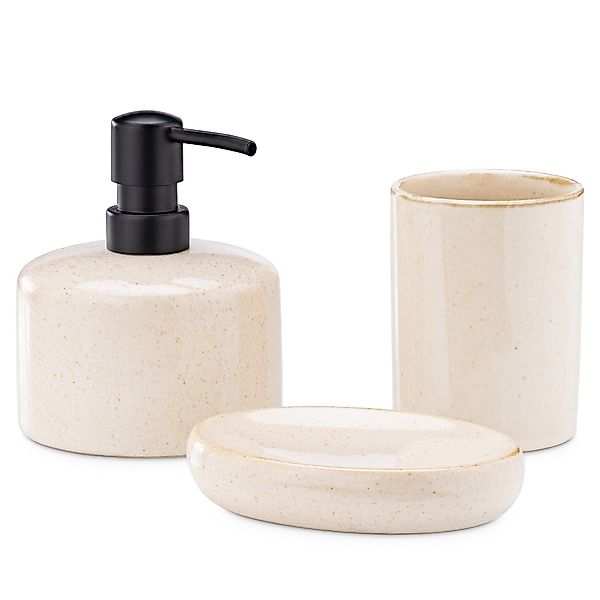 Navaris Badaccessoire-Set Badezimmer Set 3-teilig - günstig online kaufen