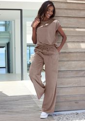 French Connection T-Shirt aus Veloursleder-Imitat mit günstig online kaufen