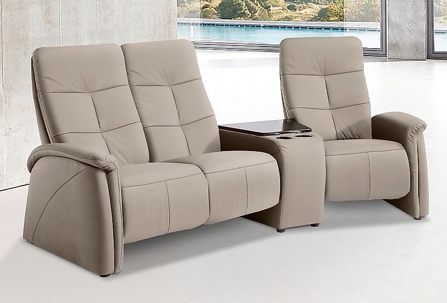 exxpo - sofa fashion 3-Sitzer "Tivoli, Kinosofa mit Tischablage & Stauraumf günstig online kaufen