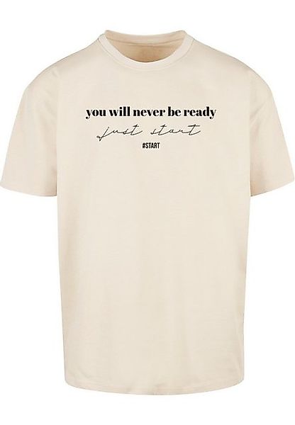 Merchcode T-Shirt Merchcode Herren Just Start Heavy Oversize Tee (1-tlg) günstig online kaufen