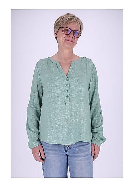 SPLASH OF COLOR Klassische Bluse Schlupfbluse Minimal Print kleine Punkte günstig online kaufen