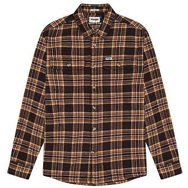 Wrangler  Hemdbluse 112372458 OVERSHIRT-DEEP BROWN günstig online kaufen