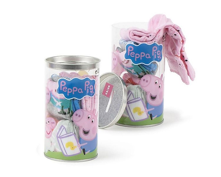 Cerda Socken Peppa Pig 4er-Pack Baumwollsocken Freizeit- und Alltagssocken günstig online kaufen