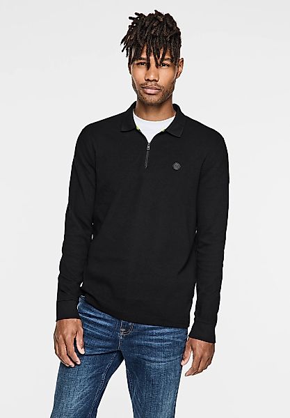 STREET ONE MEN Longpullover, im soften Baumwoll-Mix günstig online kaufen