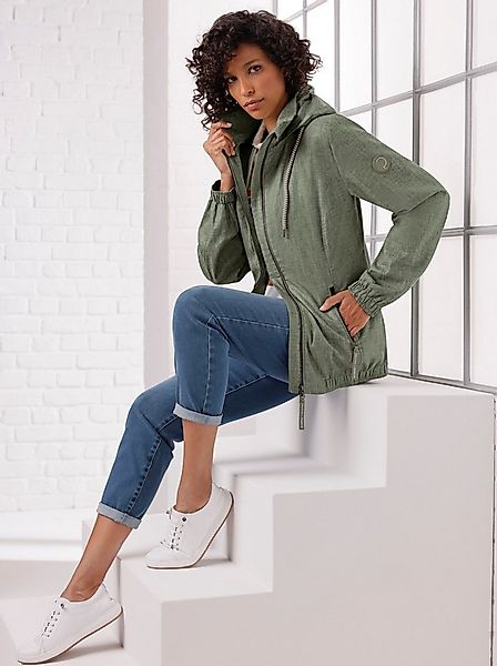 creation L Allwetterjacke Viskose-Leinen-Jacke Langarm günstig online kaufen