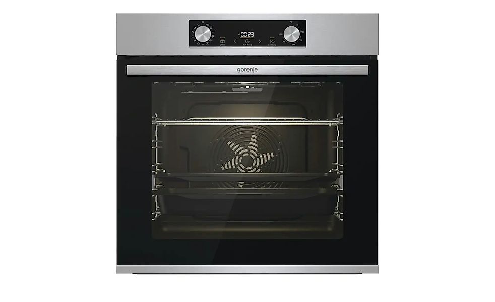 gorenje Einbau-Backofen  BOS6737E13X ¦ schwarz ¦ Metall lackiert,Edelstahl, günstig online kaufen