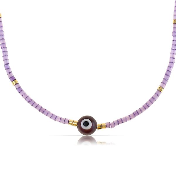 Made by Nami Perlenkette Damen Glas günstig online kaufen