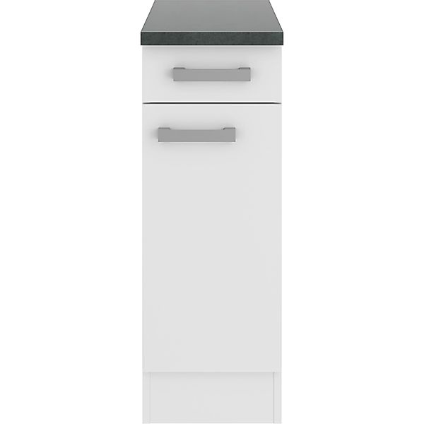 OPTIFIT Oslo214 Küchen-Unterschrank 30 cm Feinstruktur Weiß günstig online kaufen
