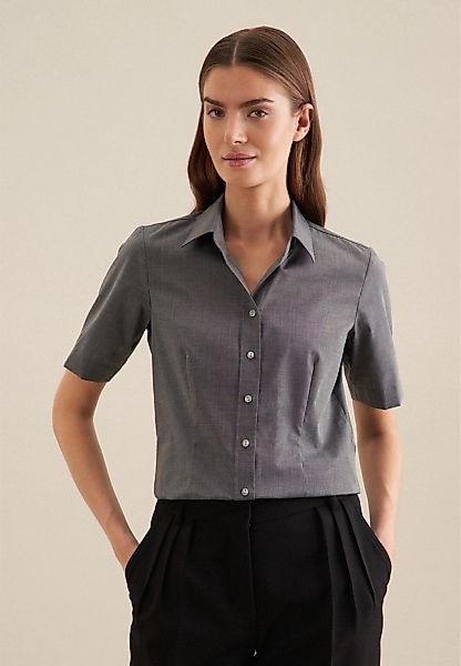 seidensticker Hemdbluse, 1/2 Kragen Uni günstig online kaufen