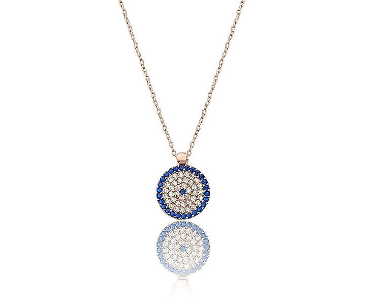 Einzelstück Kette mit Anhänger "Evil Eye" günstig online kaufen