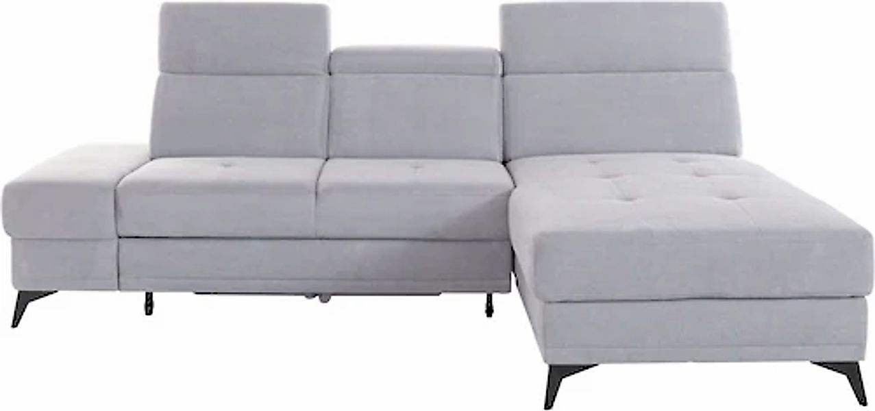 Home affaire Ecksofa »Cardiz L-Form« inkl.Kopfteilverstellung und Federkern günstig online kaufen