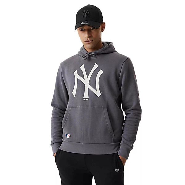 New Era Mlb Seasonal Team Logo New York Yankees Kapuzenpullover L Dark Grey günstig online kaufen