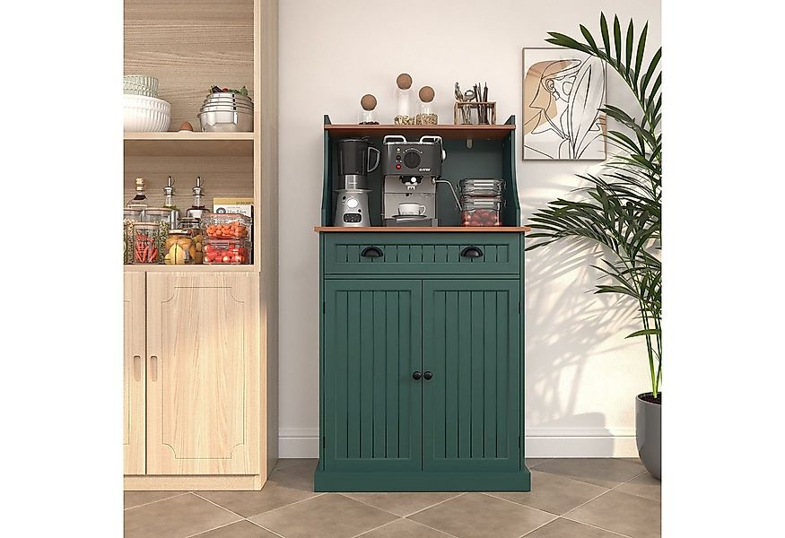 HOLTICO Küchenbuffet Küchenschrank Mehrzweckschrank mit Verstellbarem Regal günstig online kaufen