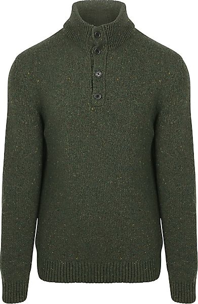 Gant Mocker Pullover Wool Blend Dunkelgrün - Größe 3XL günstig online kaufen