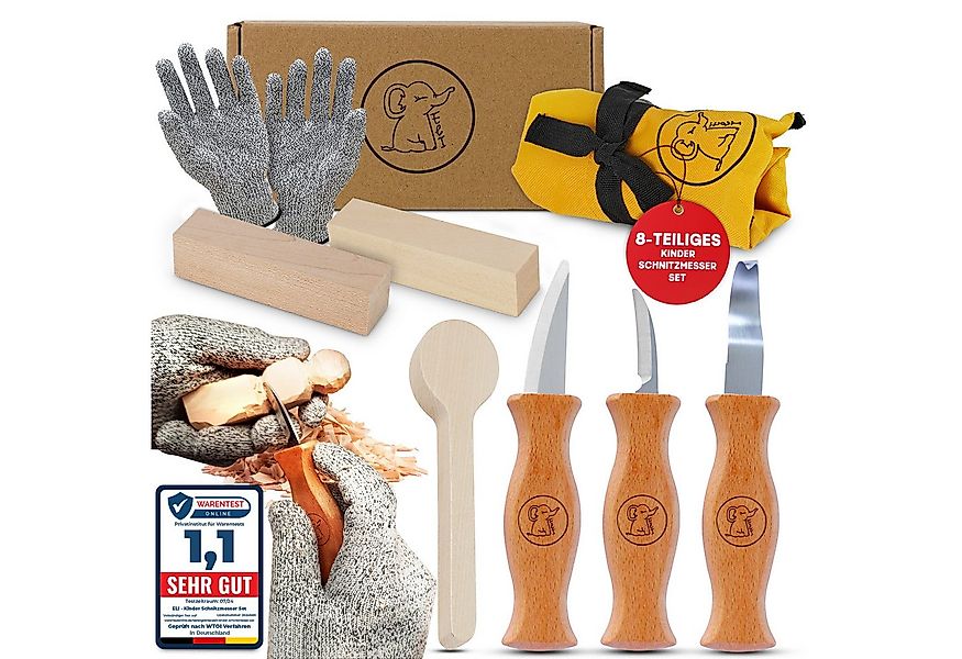 Eli Taschenmesser Schnitzmesser Kinder - Kindermesser - Schnitzset - Kinder günstig online kaufen