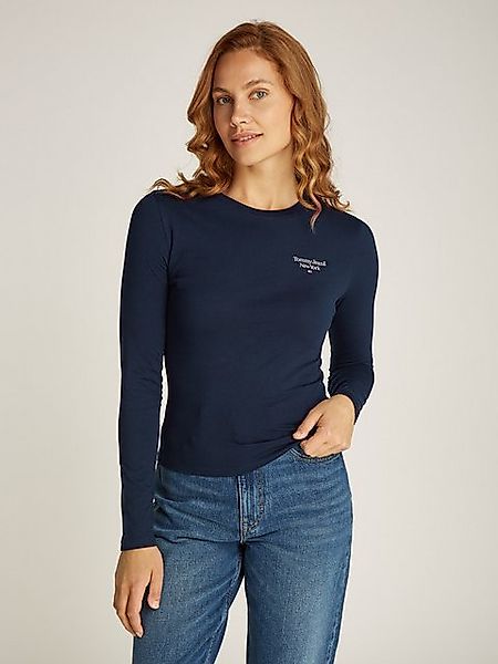 Tommy Jeans Curve T-Shirt TJW SLIM ESSENTIAL LOGO 2 LS EXT in Großen Größen günstig online kaufen