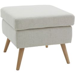 Home affaire Hocker "Salla" Bezug auch in Luxus-Microfaser in Teddyfellopti günstig online kaufen